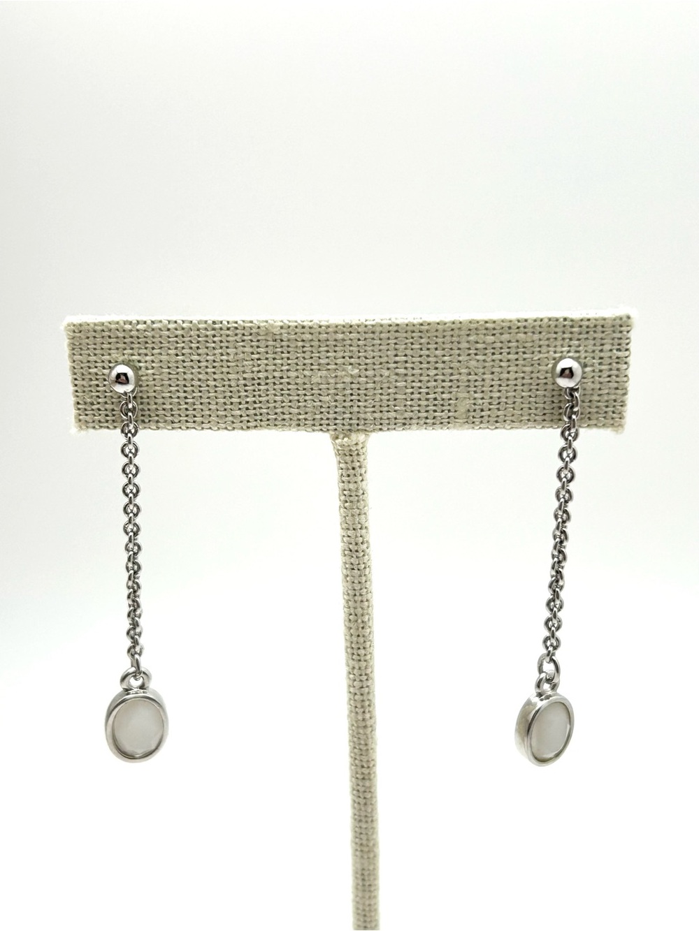 Swarovski White Crystal Drop Earrings